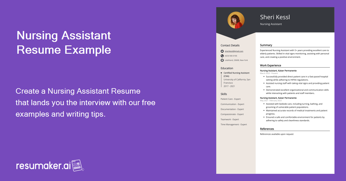 examples of effective cna resumes for job seekers
