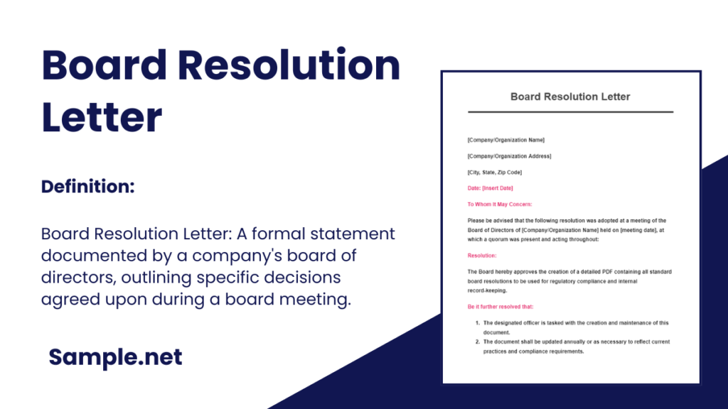 examples of effective corporate resolution forms for businesses