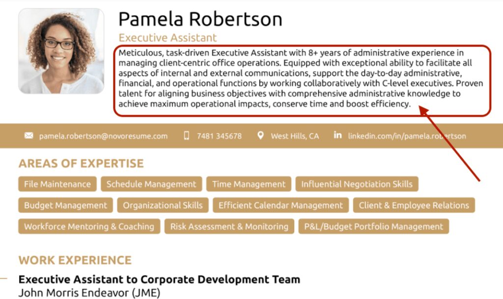 examples of effective executive assistant resumes to inspire you