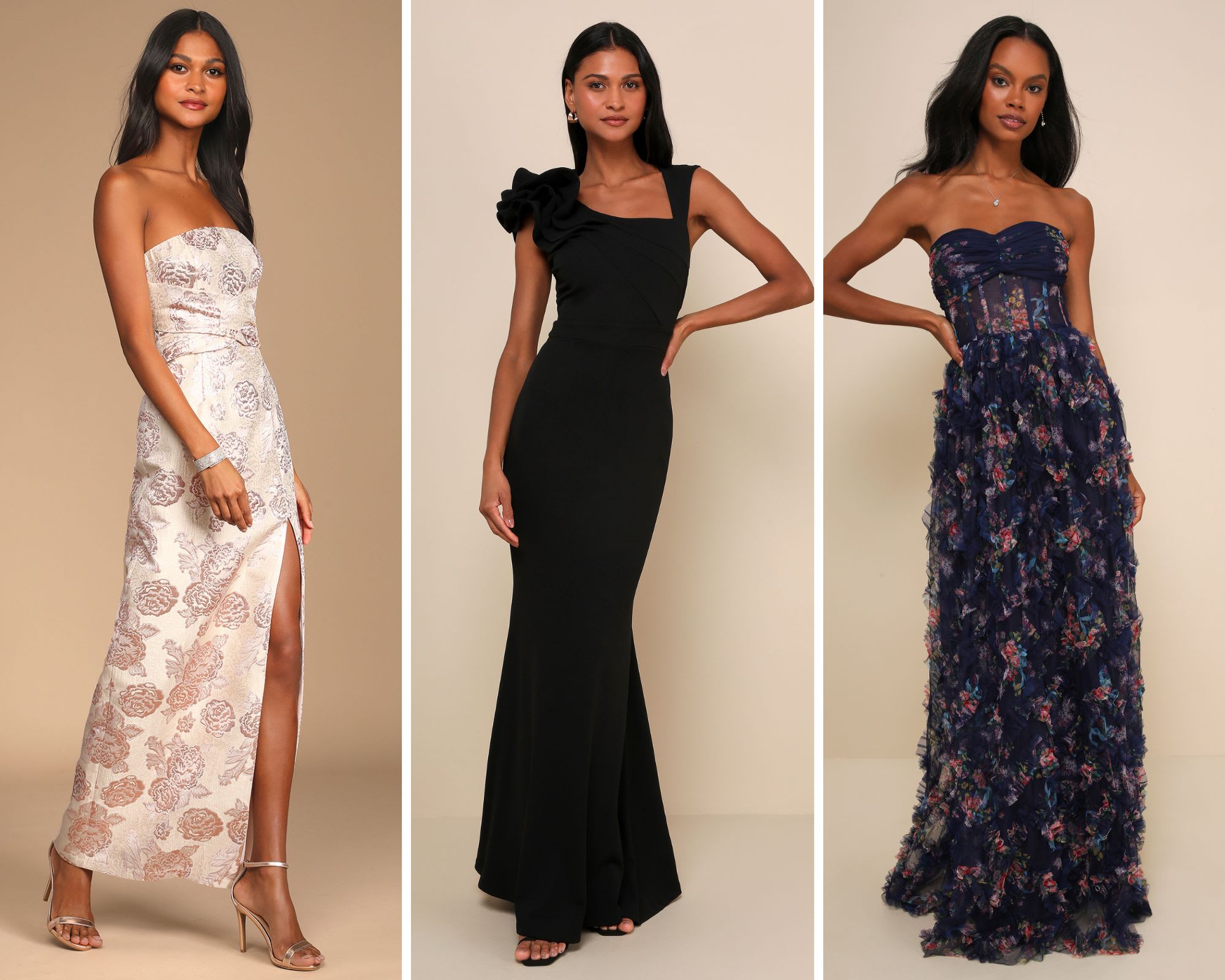 examples of elegant black tie attire for formal events