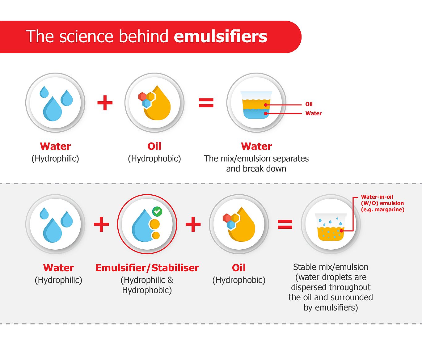 examples of emulsifiers in food and beyond