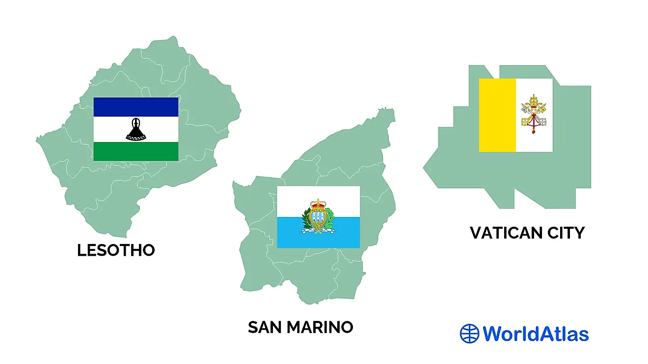 examples of enclaves around the world
