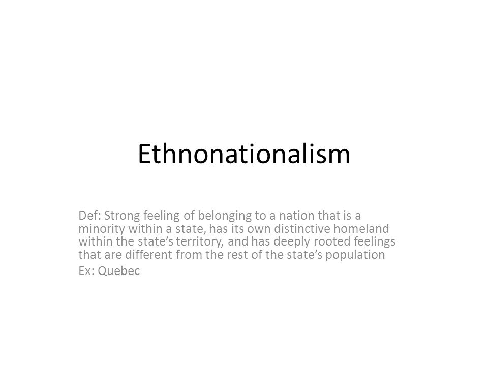 examples of ethnonationalism in ap human geography