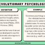 examples of evolutionary perspective in nature and humans