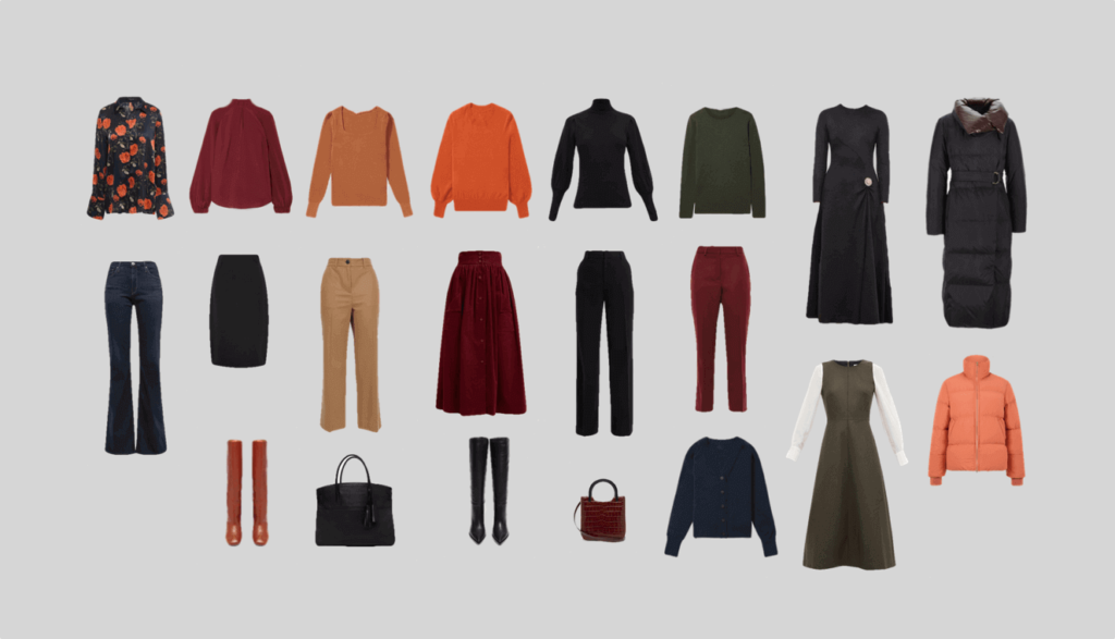 examples of fashion from classic to contemporary styles