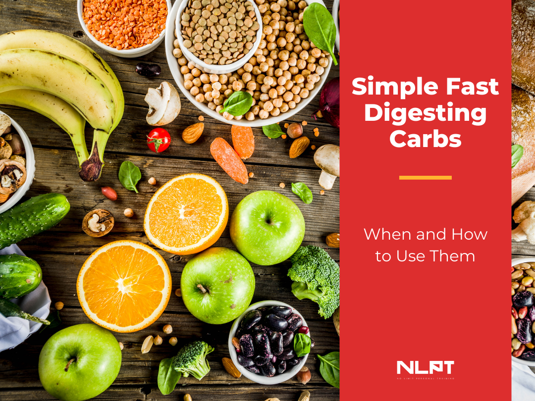 examples of fast digesting carbs for quick energy