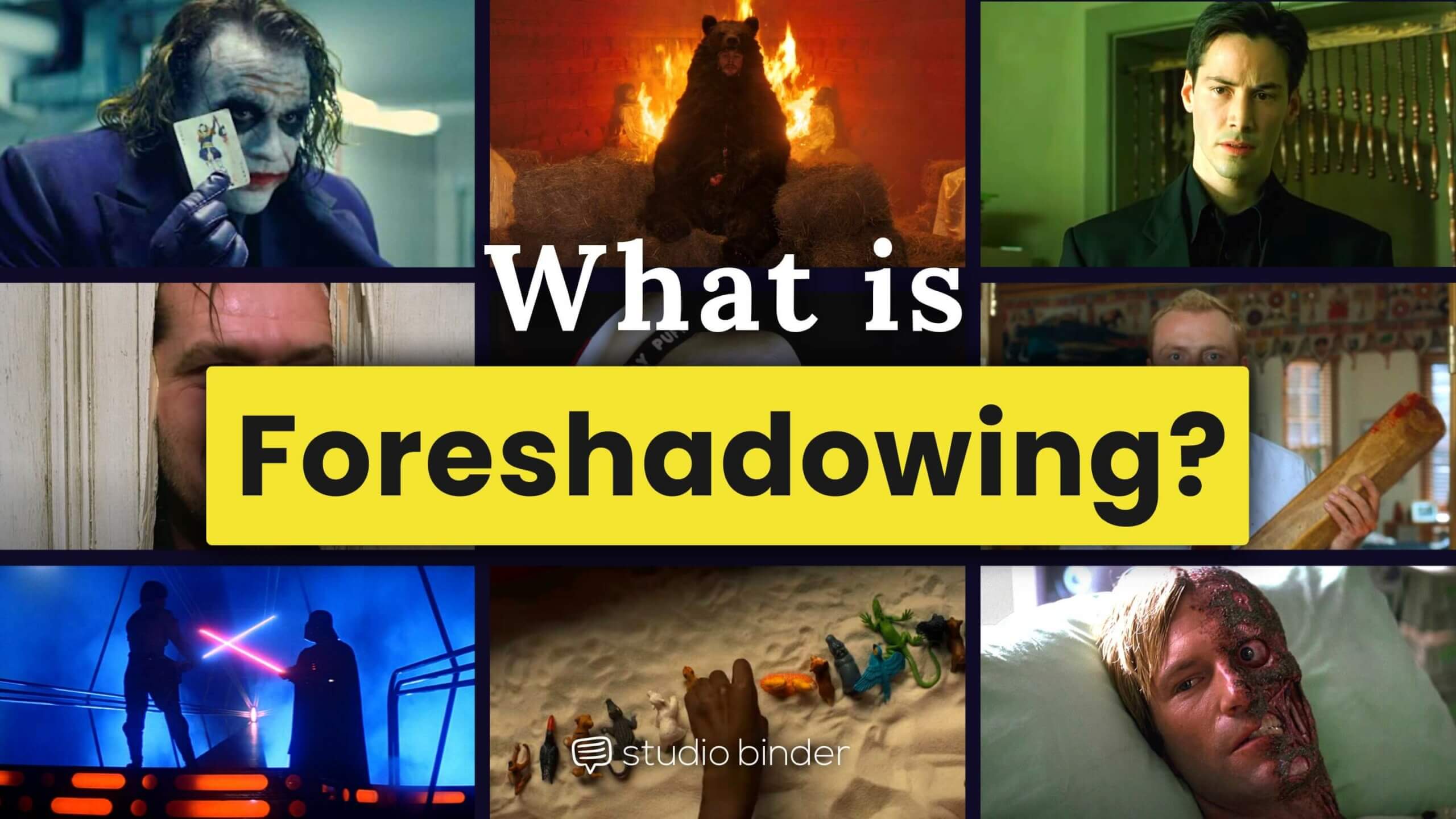 examples of foreshadowing in literature and film