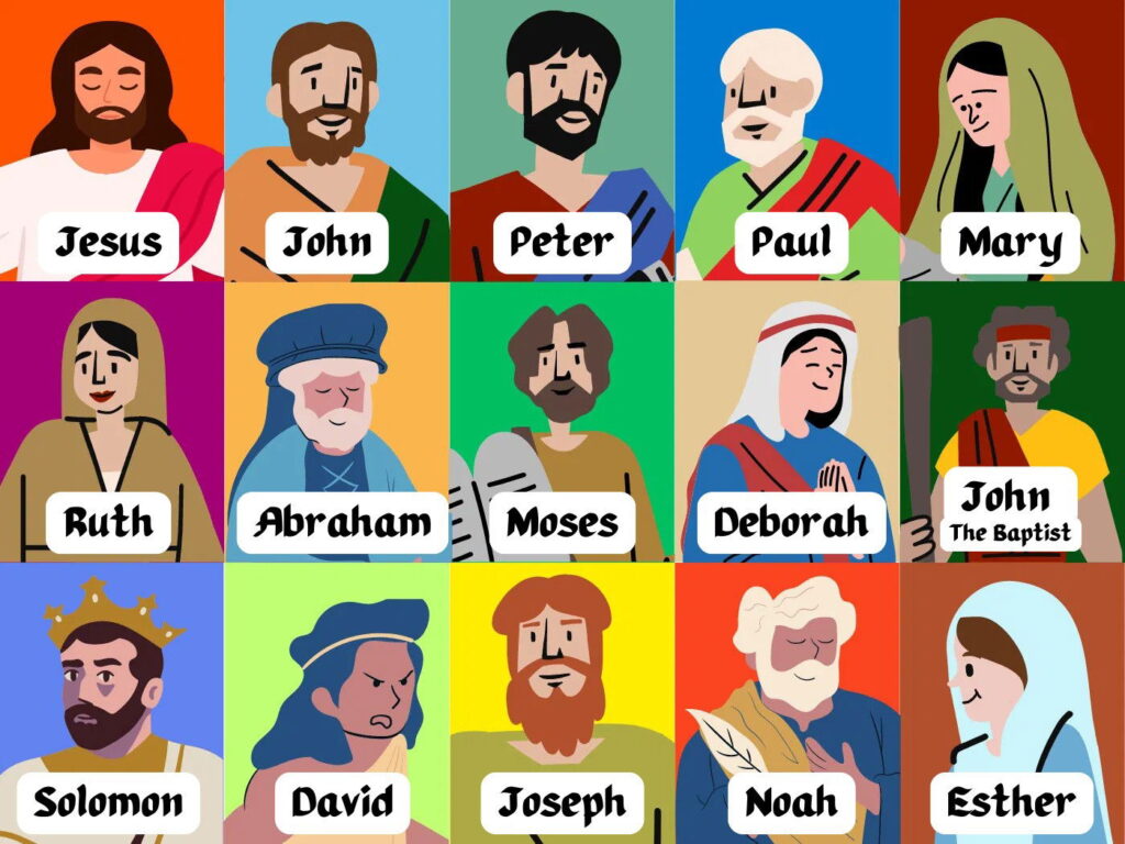 examples of godly character in the bible