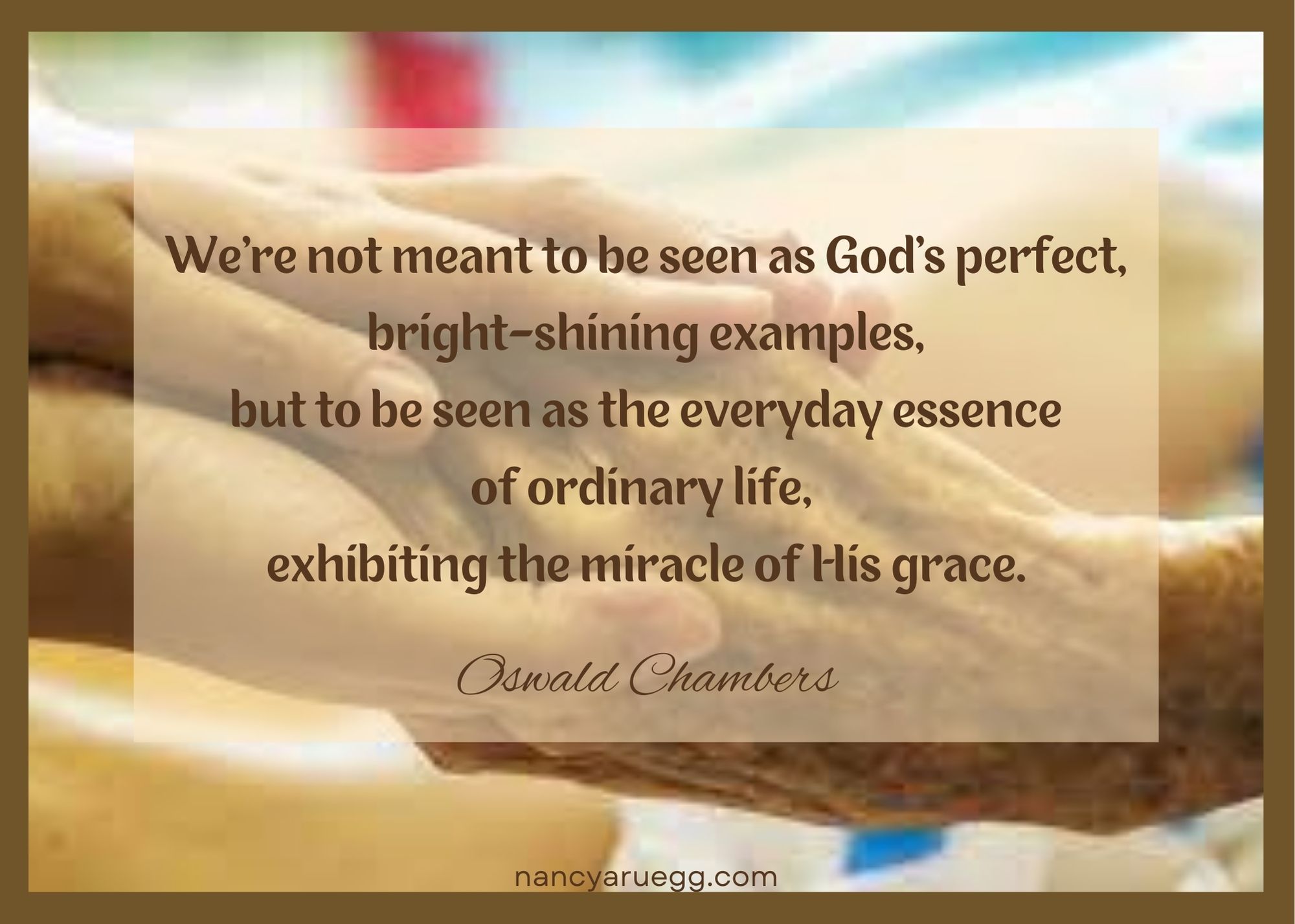 examples of gods love for us in everyday life