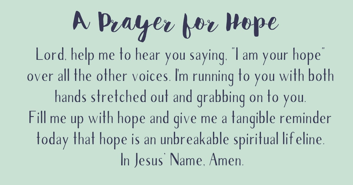 examples of gods positive words for hope and strength