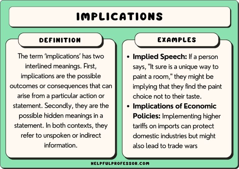 Examples of Implications in Everyday Decisions
