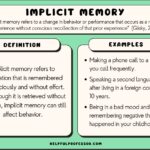 examples of implicit memory in everyday life
