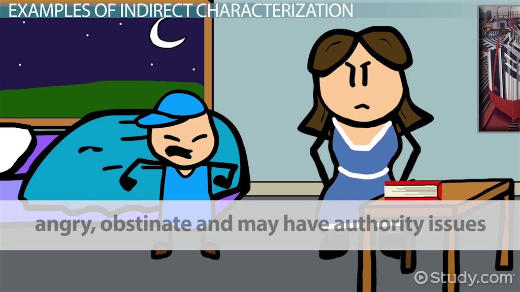 examples of indirect characterization in literature and film