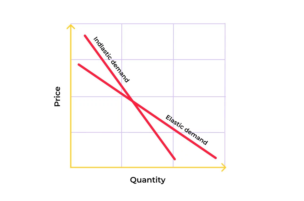 examples of inelastic vs elastic demand explained