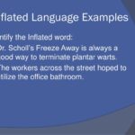 examples of inflated language you should know