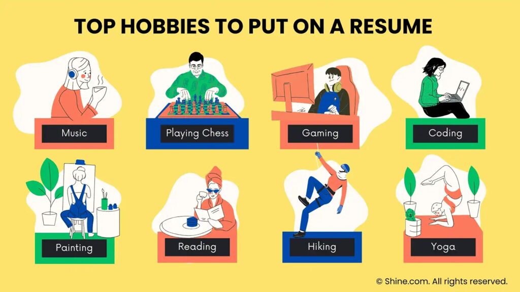 examples of interests for resume to impress employers