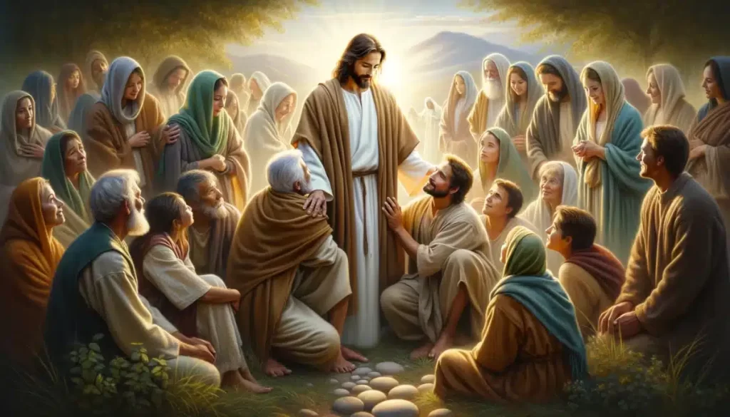 examples of jesus showing unconditional love in action