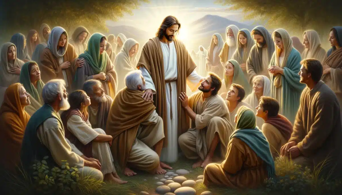 examples of jesus showing unconditional love in action