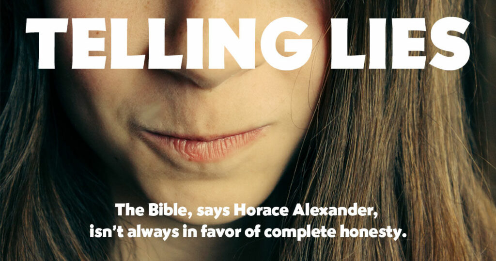 examples of lying in the bible and their lessons