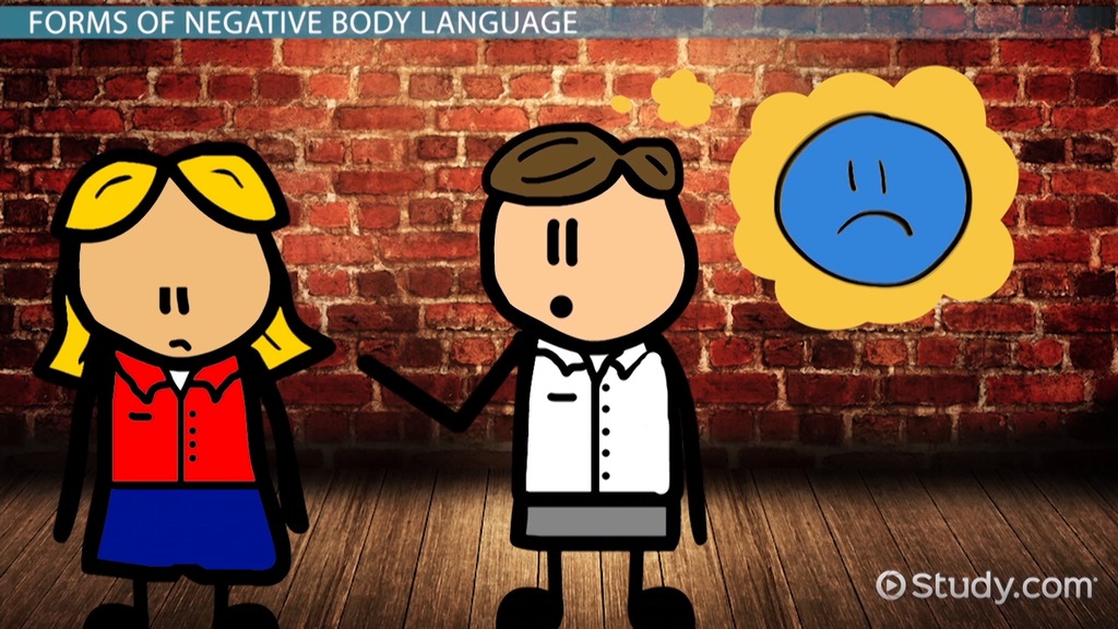 examples of negative body language include all but one