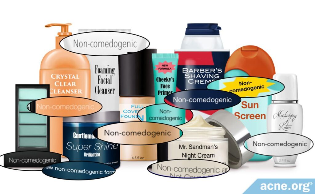 examples of non comedogenic ingredients what to avoid