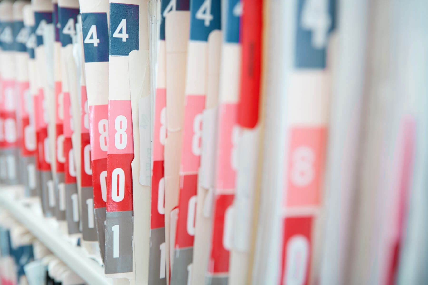 examples of paper based records in healthcare and finance