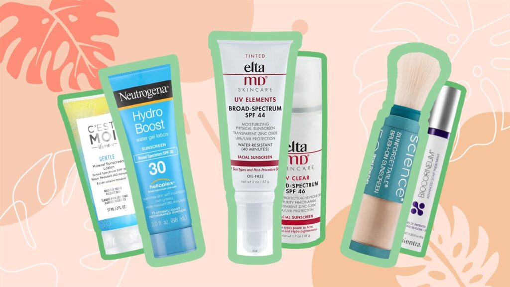 examples of physical sunscreen include top products for skin protection