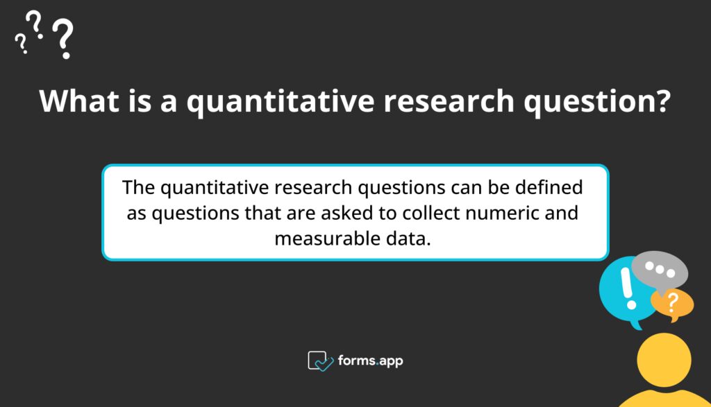 Examples of Quantitative Questions for Research