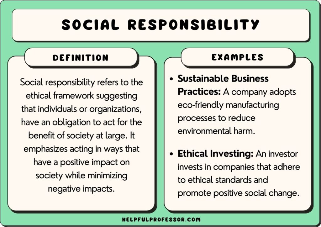 examples of social enterprise environmental obligations