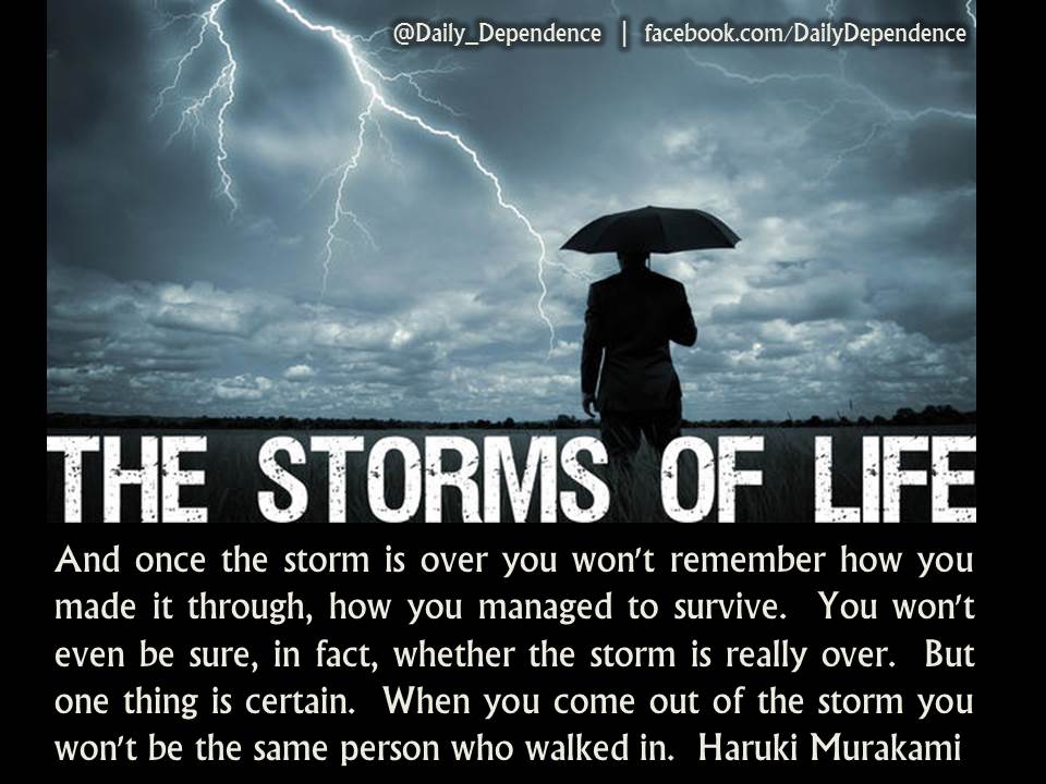 examples of storms of life in the bible