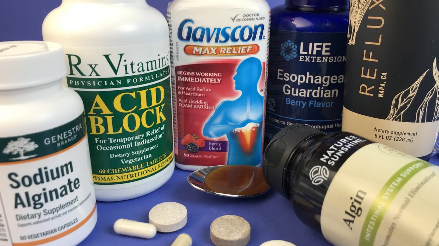 examples of the best alginate for acid reflux relief