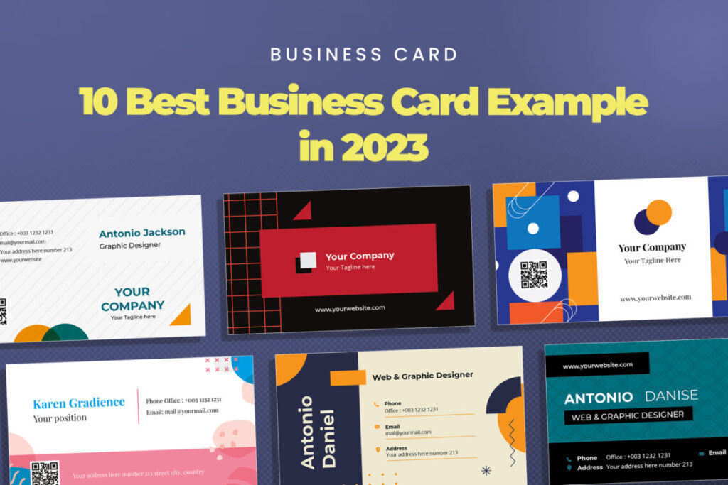 examples of the best business cards design