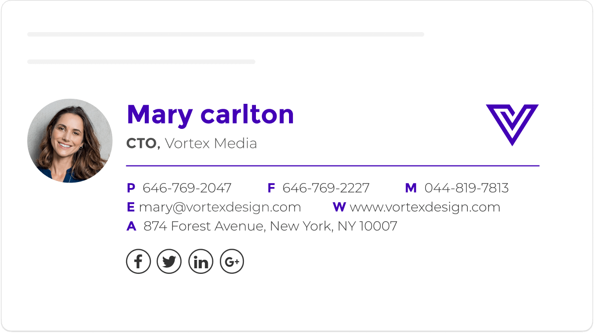 examples of the best email signatures for branding