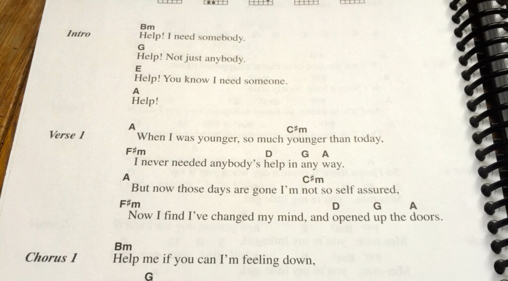 examples of the chorus of a song in music