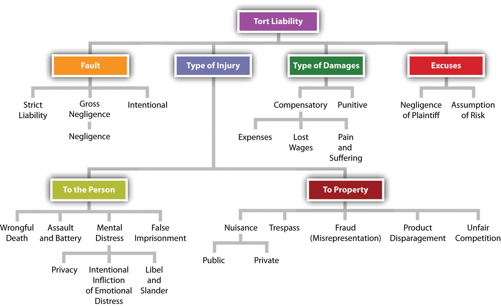 examples of the element of tort in legal cases