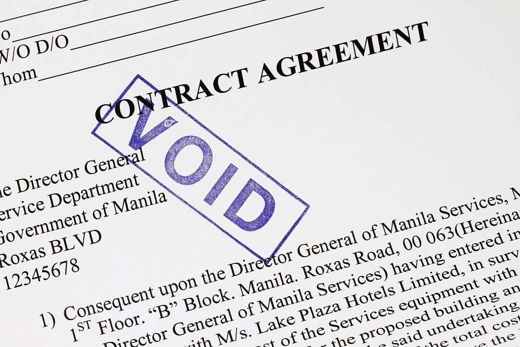 examples of void contracts you should know