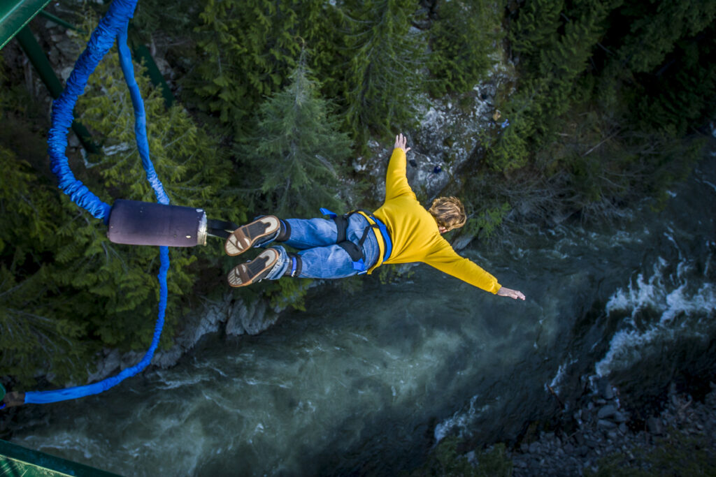 exciting free fall examples in nature and sports