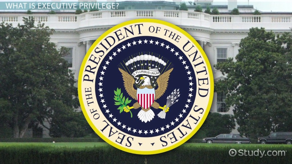 executive privilege examples in u s history