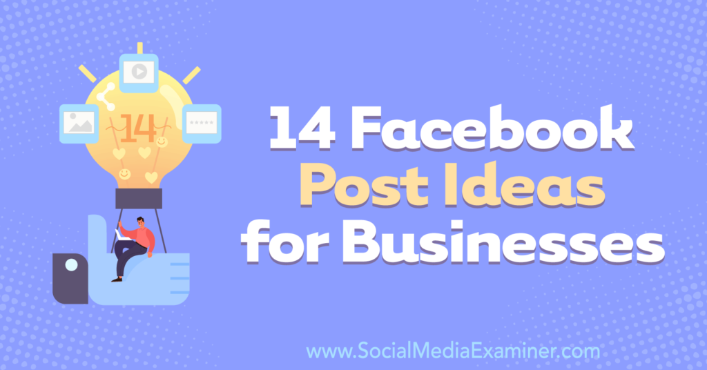 facebook post ideas to boost engagement and sales