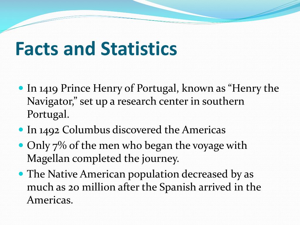facts statistics examples and anecdotes