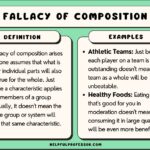 fallacy of composition examples in everyday life