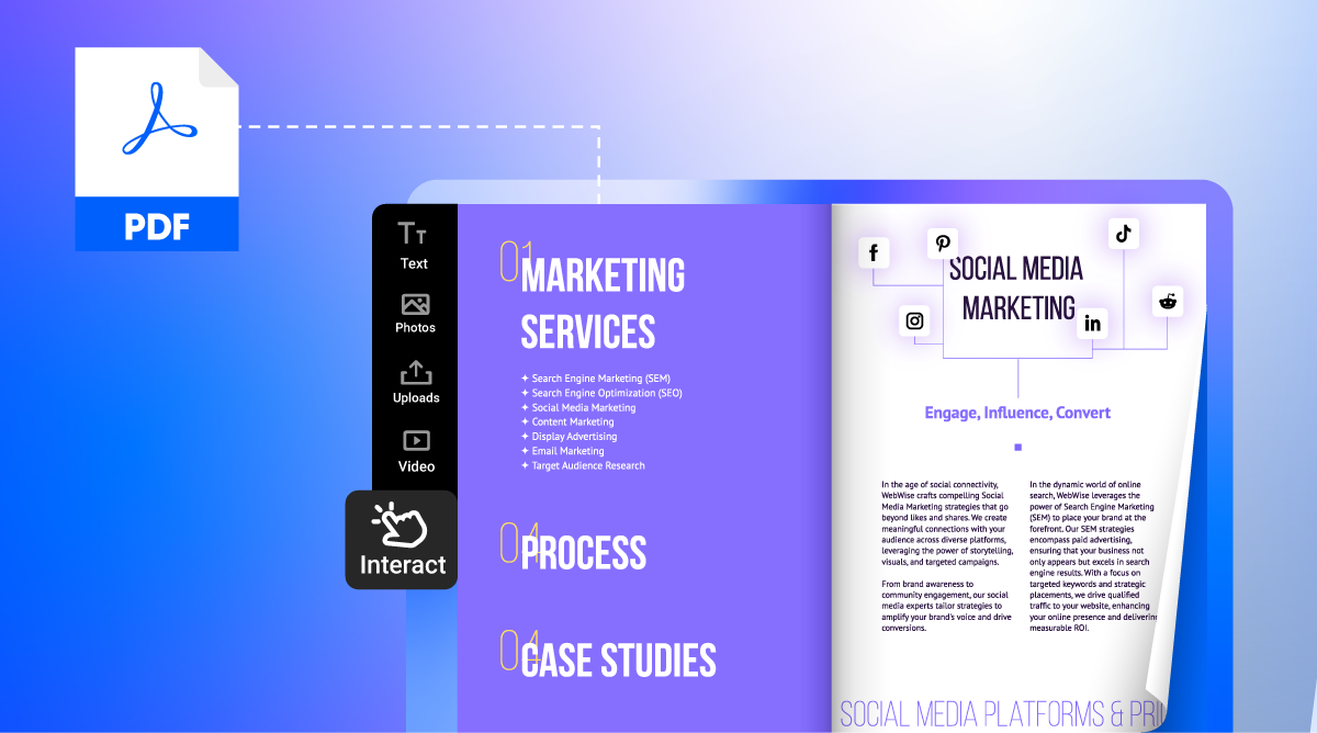 flipping book examples for dynamic content presentation