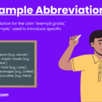 for example abbreviation key uses and tips