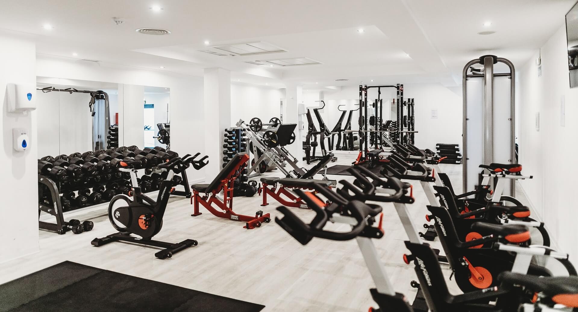 four common examples of sports and fitness equipment