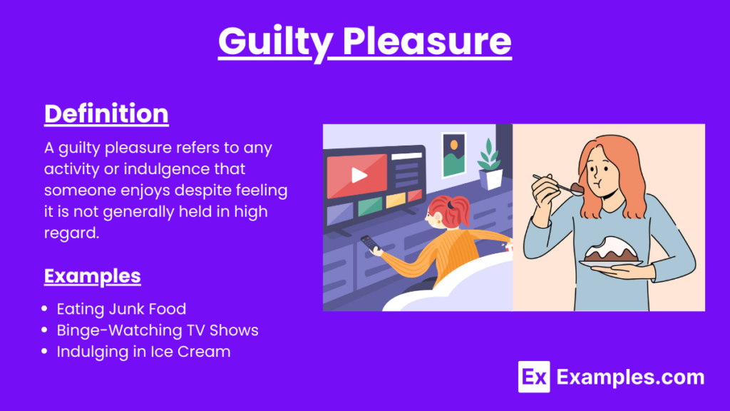 guilty pleasures examples that bring joy and comfort