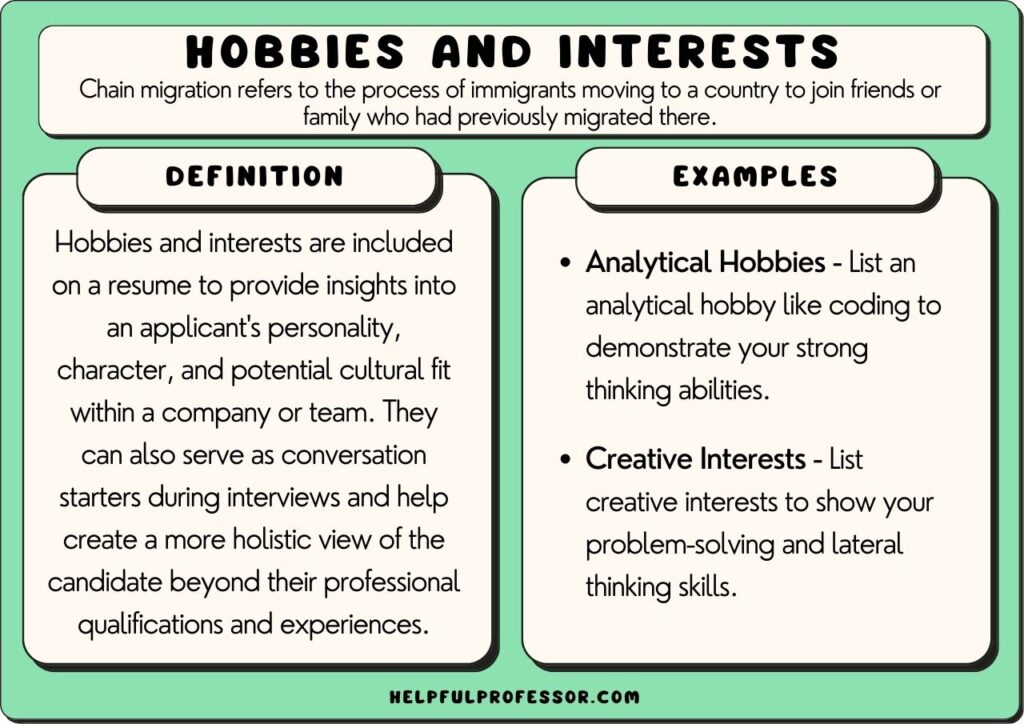 hobbies sports and reading key examples of personal growth
