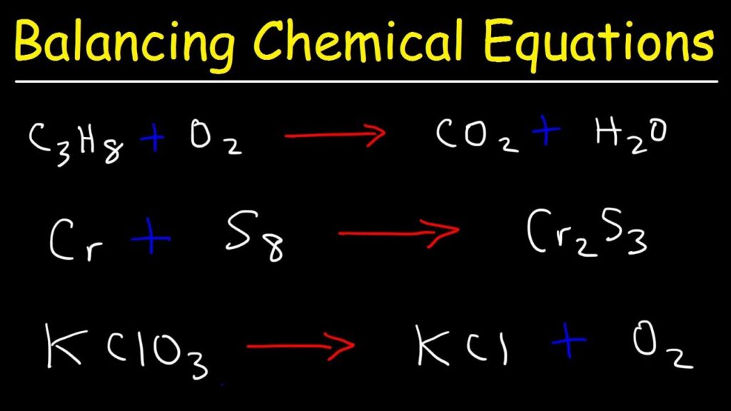 how to balance chemical equations key examples