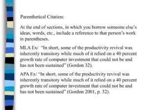 Good Parenthetical Note Examples How to Do a Parenthetical Citation: Key Examples