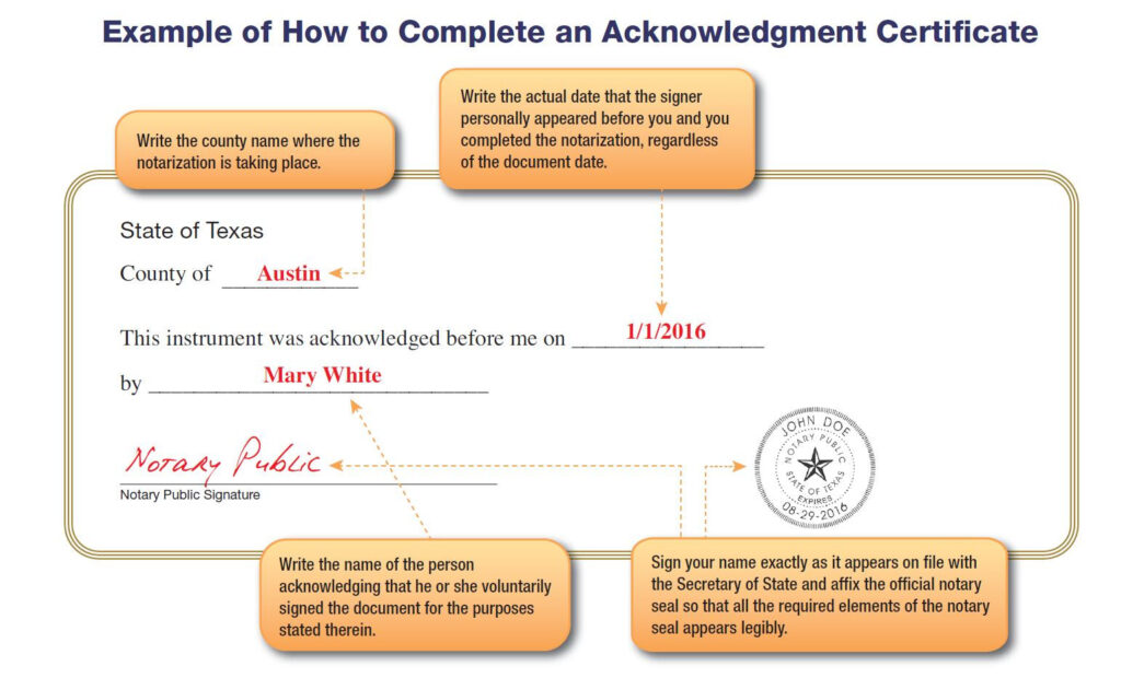 how to fill out a notary form essential tips