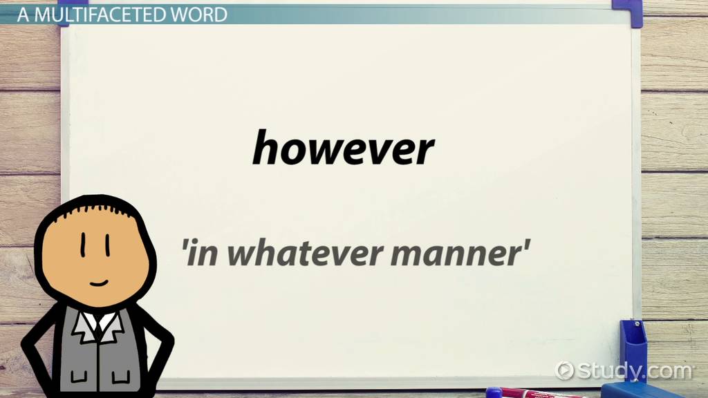how to use however key examples and tips